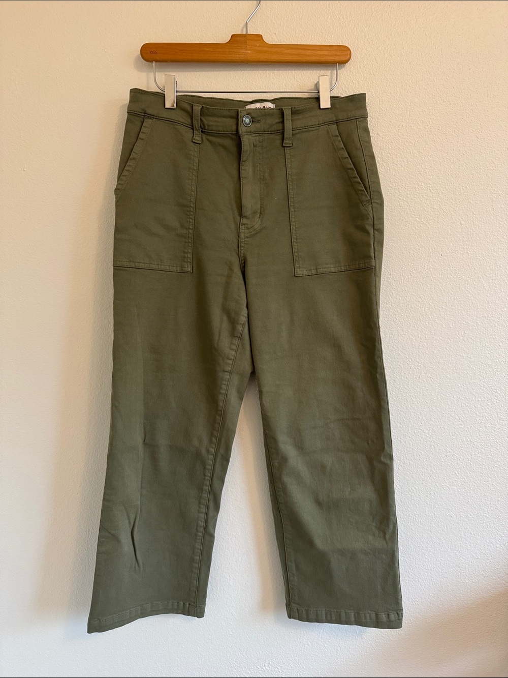 Olive Cargo Utility Pants